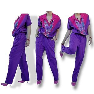 80s tracksuit matching set